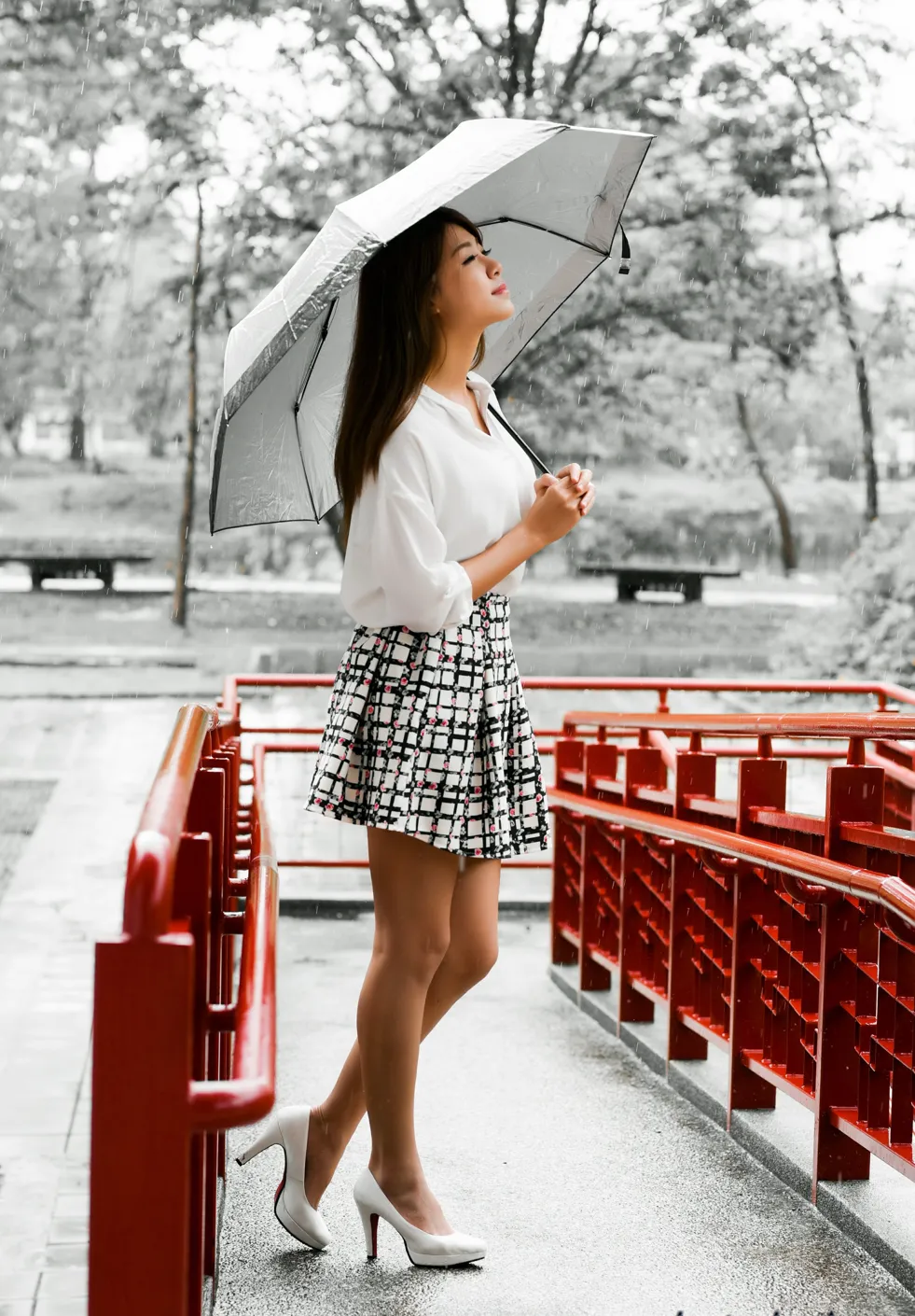 [Mzsock] NO.190 Xiaozi short skirt, high heels and beautiful legs street photography#[55P]-16