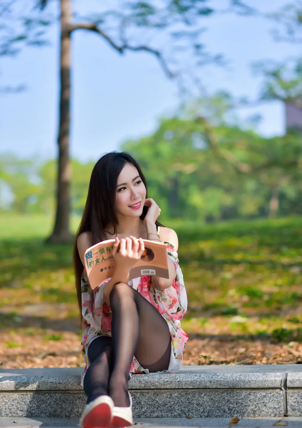 [Mzsock] NO.185 Yanxi suspender skirt black stockings beautiful legs street photography#[27P]-13